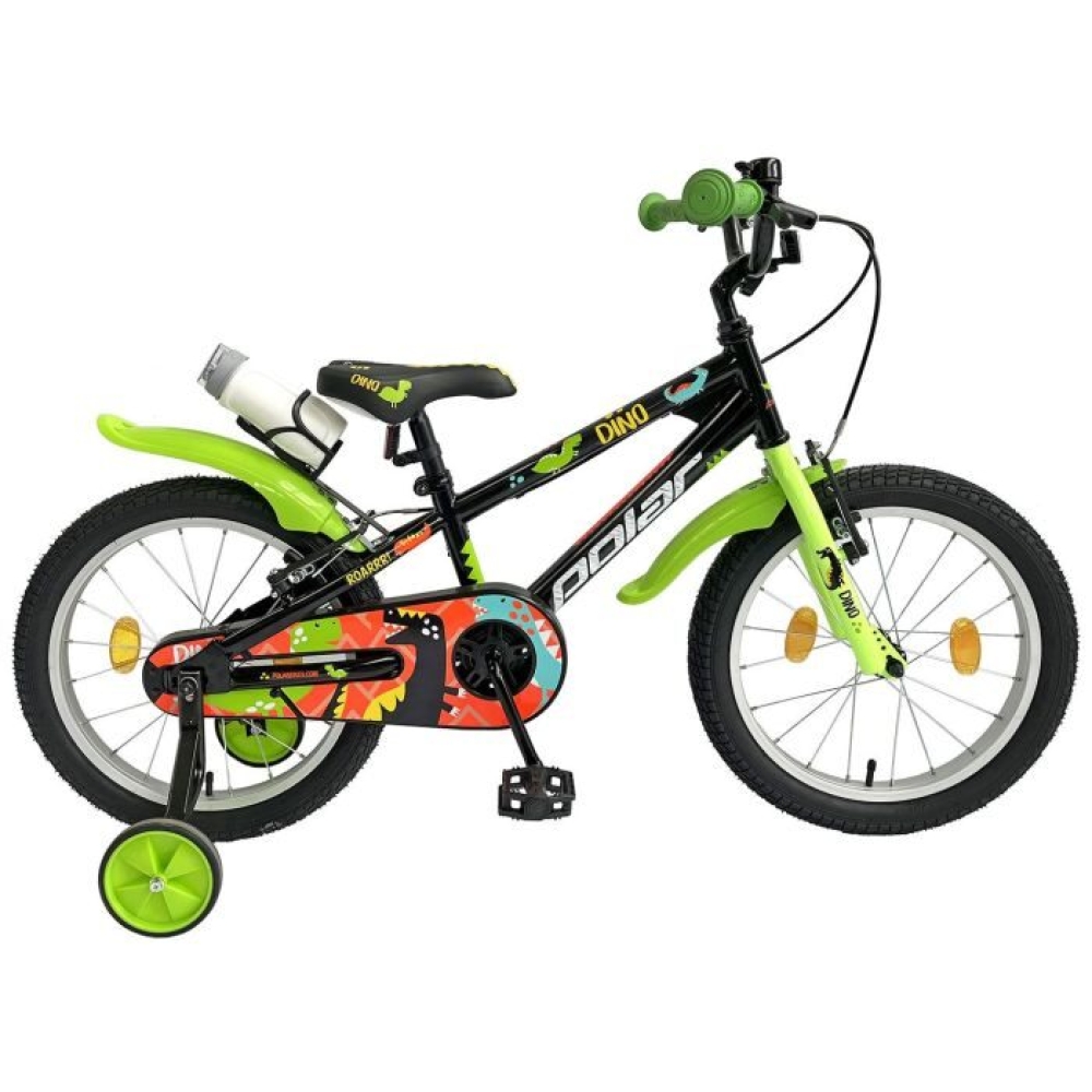 b182s0223-dino_black.jpg BICIKL POLAR JUNIOR 18" DINO